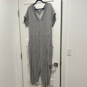 Free People Heather Gray Jumpsuit